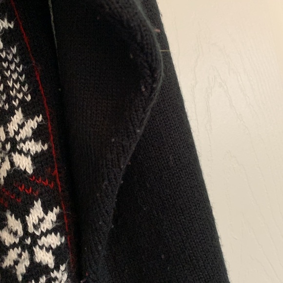 VTG Holiday Christmas Winter Sz S Norton McNaughton Cardigan Sweater Oversize H1 - Picture 8 of 11